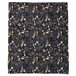 Disney's Oversized Supersoft throw with Jack Skellington